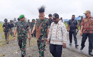 TNI Dukung Program Pemkab Nduga Bangkitkan Perekonomian Masyarakat