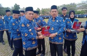 Wabub H. Ardani Pimpin Apel Gabungan Rutin Pemkab Ogan Ilir