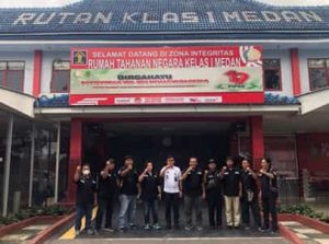 Peringati HPN, Forwaka Sumut Kunjungi Rutan Tanjunggusta Medan