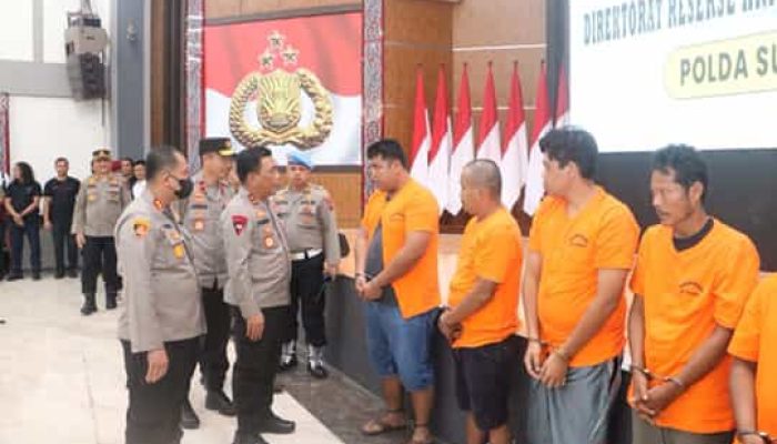 Poldasu Tangkap 5 Tersangka Penembak Mantan Anggota DPRD Langkat