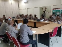 Polrestabes Medan Rapat Koordinasi Operasi Ketupat 2023