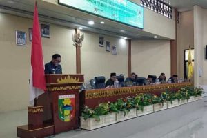 Rapat Paripurna DPRD Tanggamus, Wabup Sampaikan Raperda Perumahan dan Pemukiman Kumuh