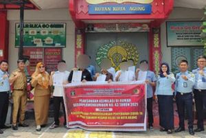 Bebas, WBP Rutan Kota Agung Terima KTP Elektronik