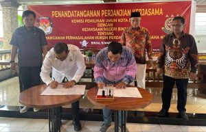 Wujudkan Pemilu 2024 Bersih dan Jujur, Kejari dan KPU Binjai Tandatangani MoU