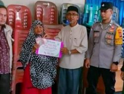 Polsek Sukakarya Monitor Penyaluran Dana BLT