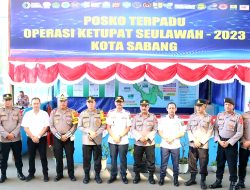 Jelang Idul Fitri, Kapolres Sabang Cek Kesiapan Operasi Ketupat Seulawah