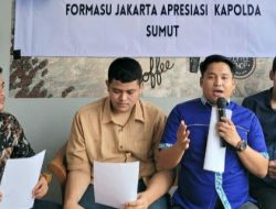 Basmi Narkoba dan Judi di Sumut, Formasu Jakarta Apresiasi Kinerja Kapolda Sumut