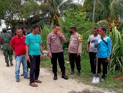Cegah Galian C Liar di Sei Ular, Pemdes Suka Mandi Hilir Pasang Portal Besi