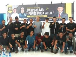 Ilham Akbar Hadiri Muscap Poros Muda Aceh di Kuala Raja