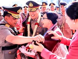 Tiba di Poldasu, Irjen Agung Setya Terima Sambutan Penghormatan
