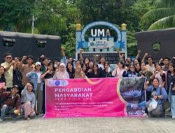 PEMA FISIPOL UMA Lepas Mahasiswa Kegiatan Pengabdian Masyarakat