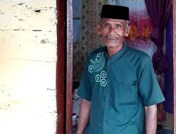 Rumah Reot Kediaman Sosok Kades Teladan di Bireuen