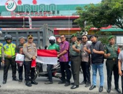 Medan Marelan Adakan Gerakan Pembagian Bendera Merah Putih