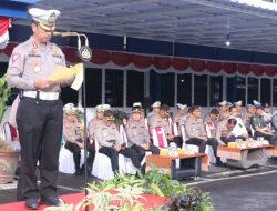 Dirlantas Polda Sumsel Pimpin Apel Operasi Patuh Musi 2023