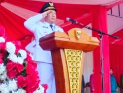 Pj Bupati Inspektur Upacara HUT Tanggamus ke-27
