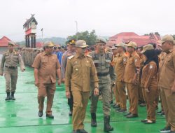 Pj Bupati Mura Pimpin Apel Gelar Pasukan Operasi Praja Wibawa 2024