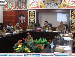 Pj Bupati Mura Pimpin Rapat Evaluasi Data MCP KPK