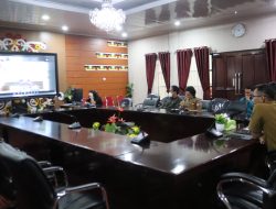 Asisten I Setda Mura Hadiri Zoom Meeting Asistensi Pendanaan Pengamanan Pilkada