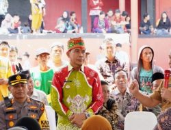 Pj Bupati Dampingi Gubernur Kalteng Buka Operasi Pasar Murah di Murung Raya