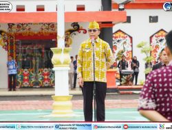 Pj Bupati Mura Pimpin Apel Gabungan Awal 2025