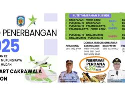 Rute Penerbangan Baru, Aksesibilitas Kabupaten Mura Semakin Mudah
