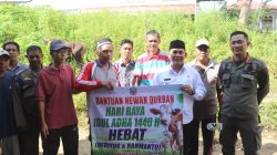 Heriyus – Rahmanto Serahkan Bantuan Hewan Kurban