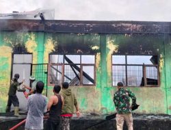 2 Ruang Kelas dan 10 Bilik Asrama Pondok Pesantren di Agara Terbakar