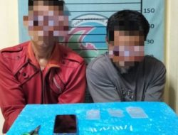 Dua Pria Diringkus di Pondok Kebun, Polisi Temukan 10 Paket Sabu Siap Edar