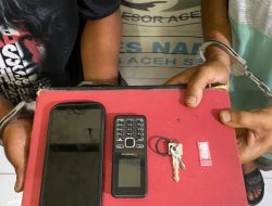 Kedapatan Bawa Sabu, Dua Pria Asal Aceh Selatan Kini Berurusan dengan Hukum