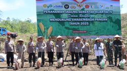 Polres Aceh Besar Tanam Jagung Serentak Dukung Swasembada Pangan Nasional