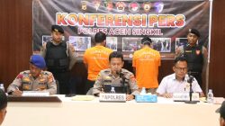 Polres Aceh Singkil Ungkap Kasus Pelecehan Seksual, Curi Motor, dan Ilegal Fishing