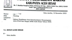 DPRK Aceh Besar Tegur Pemkab, Dokumen KUA-PPAS dan Rancangan APBK 2026 Belum Diserahkan