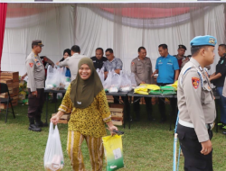 Polres Ogan Ilir Dan PT SPF Gelar Pasar Murah