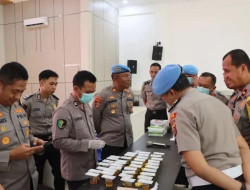 Tindak Lanjut Perintah Kapolda, Polres OI Lakukan Tes Urine