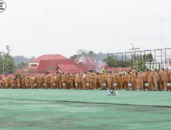 Pemkab Murung Raya Gelar Apel Gabungan, ASN Diminta Waspadai Cuaca dan Tingkatkan Kinerja