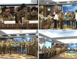 Bupati Murung Raya Hadiri Peluncuran Aplikasi E-Pahari dan Rakor TP2DD Kalteng