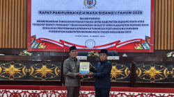 DPRD Murung Raya Terima Laporan Pertanggungjawaban Bupati Tahun 2025