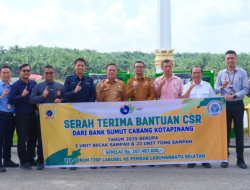 Bupati Labusel Menerima Bantuan CSR dari Bank Sumut