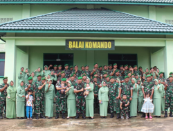 Dandim 1013/Mtw Pimpin Upacara Kenaikan Pangkat Periode 1 April 2026