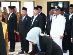 Bupati Labusel Lantik 38 Pejabat Struktural