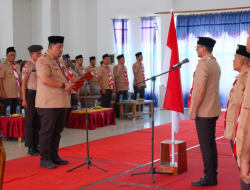 Fery Sahputra Simatupang Dilantik Sebagai Ketua Mabicab Pramuka Labusel
