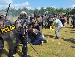 Polres Ogan Ilir Gelar Simulasi Sispamkota
