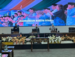 Wabup Barito Utara Serahkan Pengantar LKPJ TA. 2025