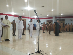 Bupati Nisel Lantik Pj Sekda Amsarno Sarumaha