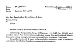 Imbauan Masak Bubur Asyura dari Bupati Aceh Besar Tuai Sorotan, Warga Minta Pemerintah Fokus Pembangunan