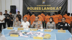 Kapolres Langkat Pimpin Konpers Operasi Antik Toba 2026
