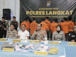 Kapolres Langkat Pimpin Konpers Operasi Antik Toba 2026