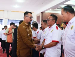 Bupati Labusel Hadiri Pelantikan KONI 2026-2030