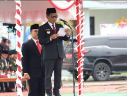 Murung Raya Gelar Upacara Hari Bhayangkara ke-80, Bupati Baca Amanat Presiden Soal Tantangan Keamanan Global