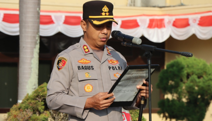 Jelang Sertijab, Kapolres Ogan Ilir Tekankan Integritas dan Soliditas